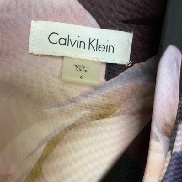 Calvin Klein Floral Sheath Dress - Picture 2 of 9